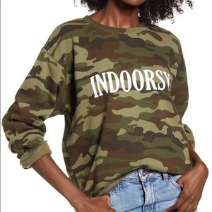 Indoorsy Camo Crewneck